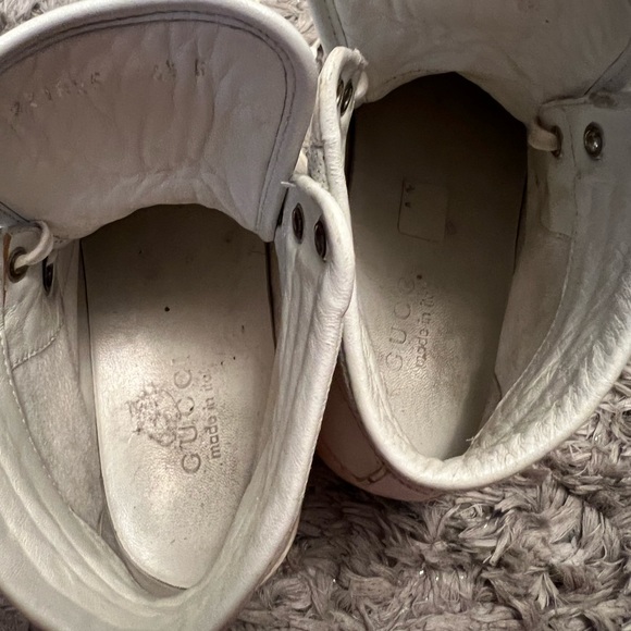 Authentic Gucci Coda Leather High tops Size UK 4 1/2 (US 38.5) - Picture 7 of 10